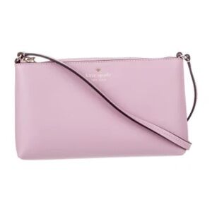 Kate Spade Smooth Leather Crossbody Bag - Lilac